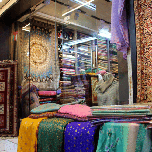 souk coloré de Mutrah Oman