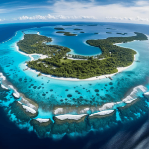 Plage de Landaa Giraavaru, atoll de Baa